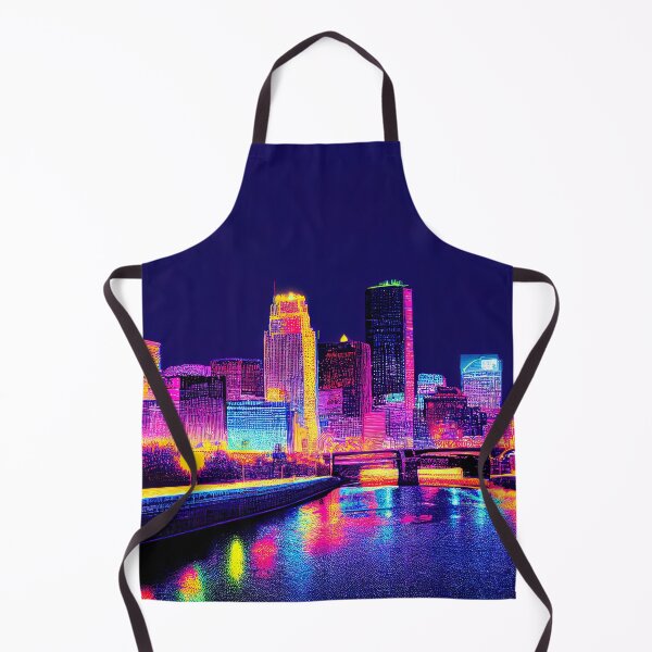 Item preview, Minneapolis Neon Vaporwave designed and sold by ComicsFactory.