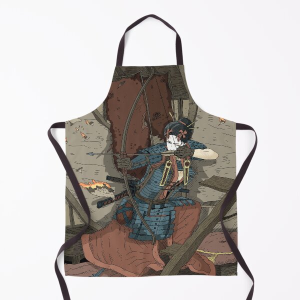 Item preview, Geisha samurai girl with a bow and katana. designed and sold by JJadx.
