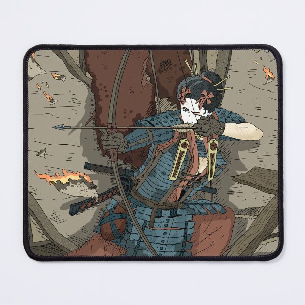 Item preview, Geisha samurai girl with a bow and katana. designed and sold by JJadx.