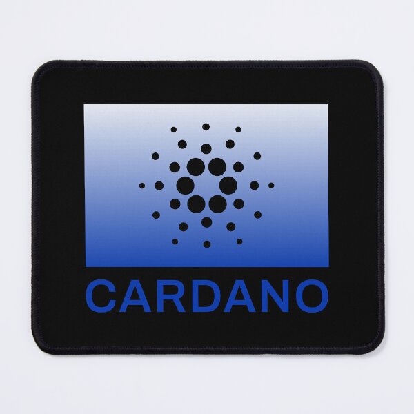 Item preview, Cardano ADA Crypto Altcoin - Unique Abstract Design White Blue Gradient designed and sold by CryptoMoods.