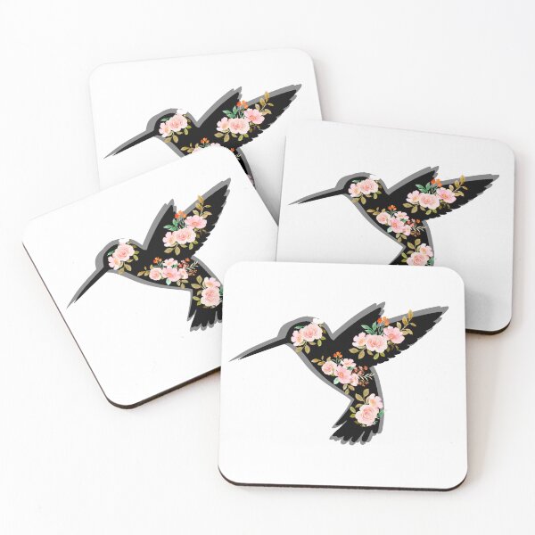 Item preview, Hummingbird with beautiful flowers designed and sold by Sanctum Cosmos.