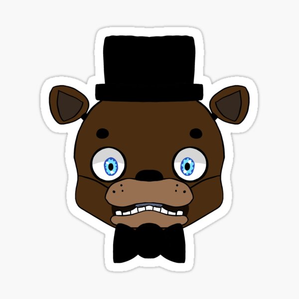 "Freddy Fazbear" Sticker for Sale by Magnet-Time | Redbubble