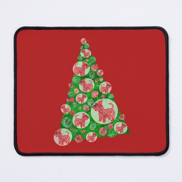 Item preview, Scottish Terrier Dog Silhouette Christmas Tree Decoration designed and sold by AMSonArt.