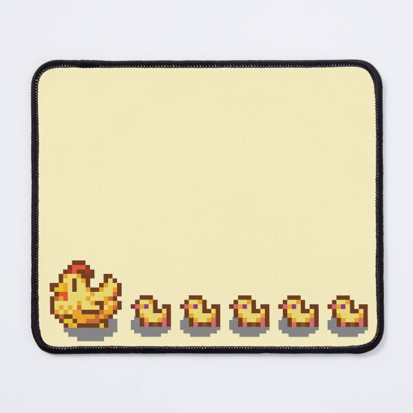 Item preview, Stardew Valley Gold Chicken and Chicks designed and sold by aiya-pixels.