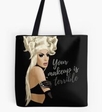 Bolsa de tela "Tu maquillaje es terrible" Alaska cita Thvnderfvck 5000