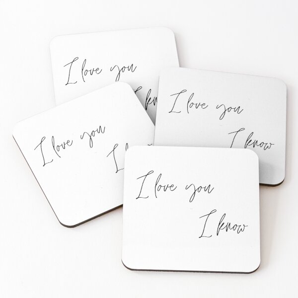 Item preview, I Love You, I Know designed and sold by cedarsnerdshop.