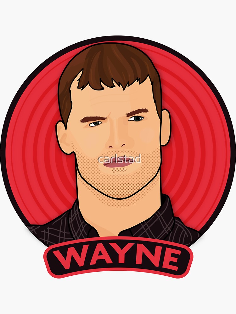 "Letterkenny Wayne" Sticker for Sale by carlstad Redbubble