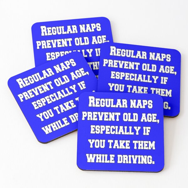 Item preview, Senior Citizen Funny Humor Regular Naps Prevent Old Age designed and sold by fantasticdesign.