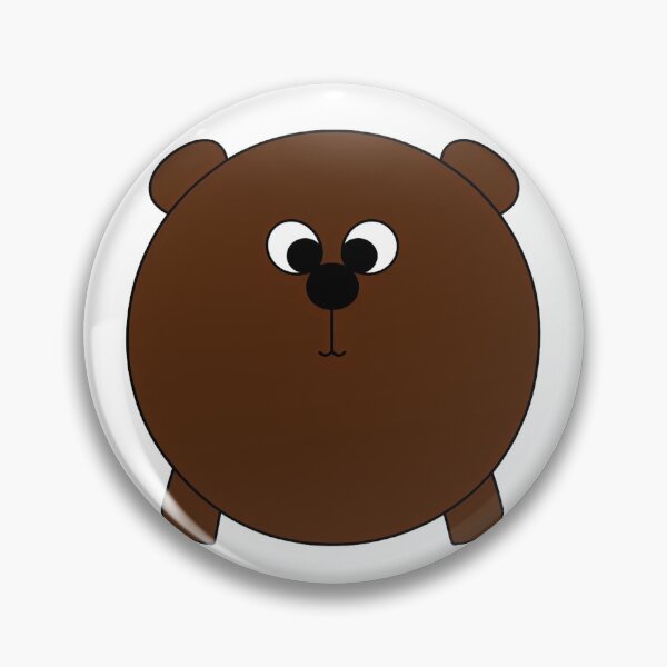 Item preview, A cartoonish round brown bear III designed and sold by BrachiaST.