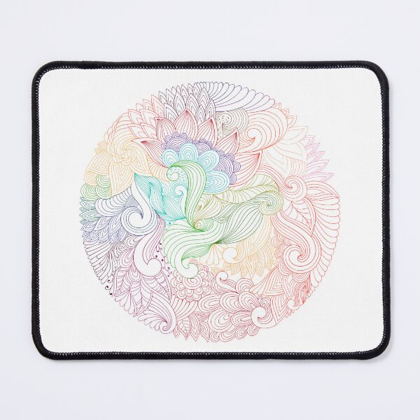Item preview, Cute Round Zen Multi-Colored Mandala Design designed and sold by Shaloj.