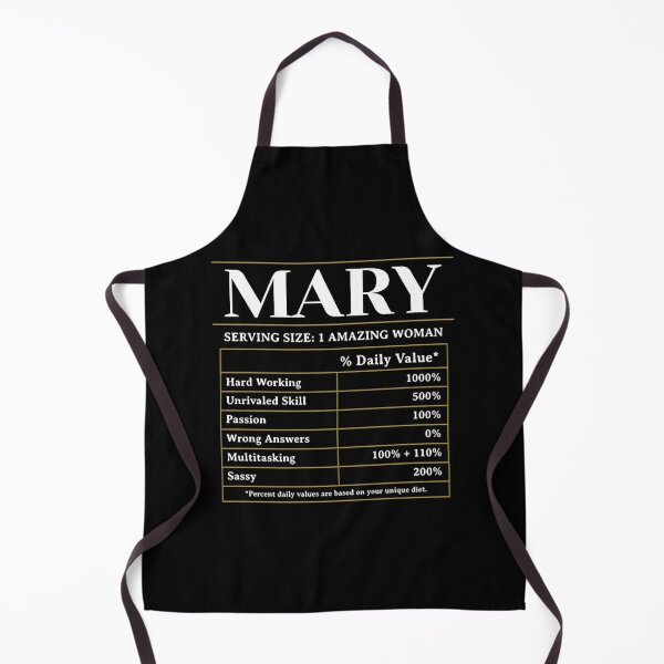 Item preview, Nutrition Facts Mary First Name Unique Nickname Quirky Funny designed and sold by Beats45Records.