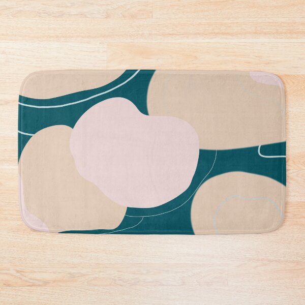 Item preview, Abstract art pink and dark green designed and sold by justsannex.