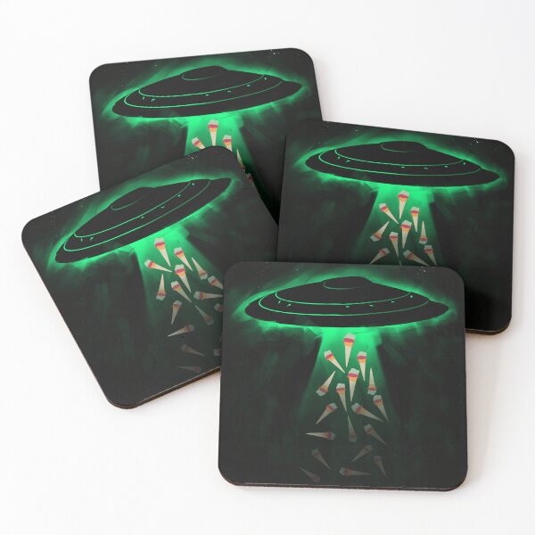 Item preview, Ice Cream Theft - Funny Aliens designed and sold by Area31Studios.