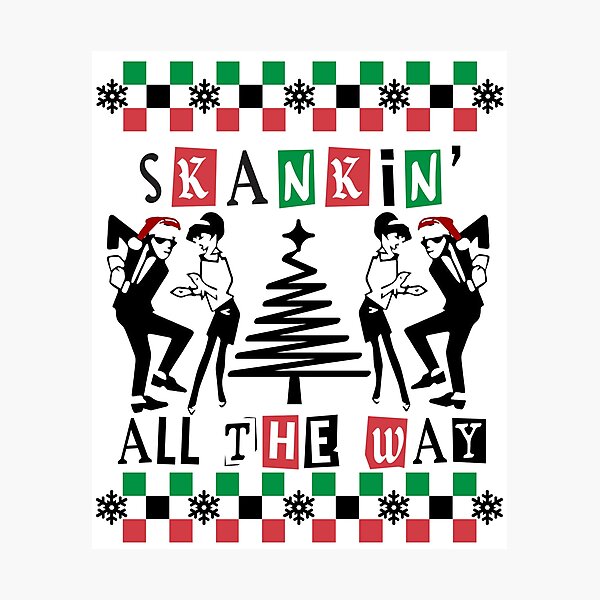 Item preview, 2 Tone Ska, Skankin' All The Way designed and sold by RuderThanMerch.