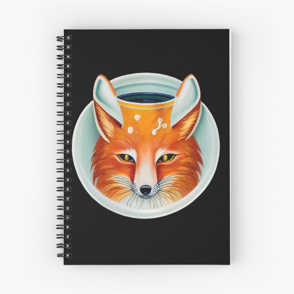 Item preview, Elegant fox naive art designed and sold by GorinART.