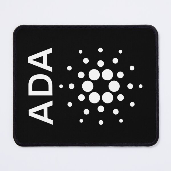 Item preview, Cardano ADA Crypto Altcoin - Clean White Logo Design designed and sold by CryptoMoods.