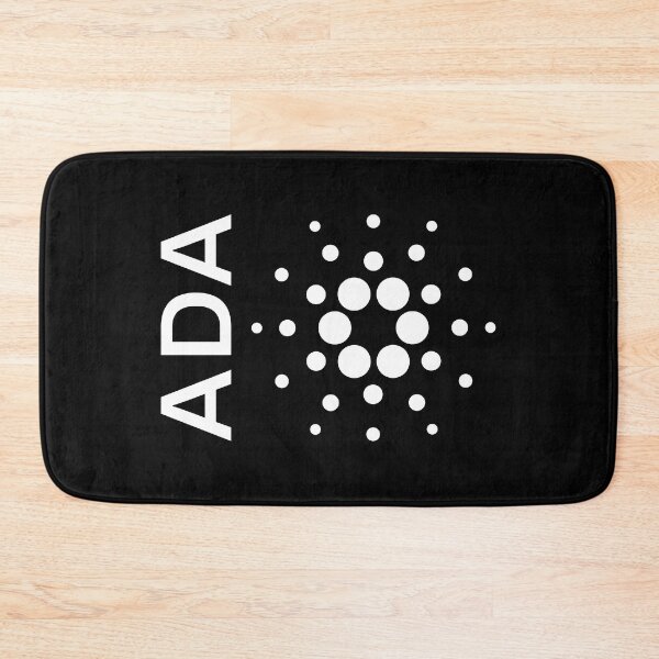 Artikelvorschau, Cardano ADA Crypto Altcoin - Sauberes weißes Logo-Design entworfen und verkauft von CryptoMoods.