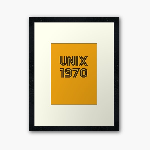 Artikel-Vorschau von Unix 1970, designt und verkauft von Mont42.