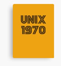 Unix 1970 Canvas Print