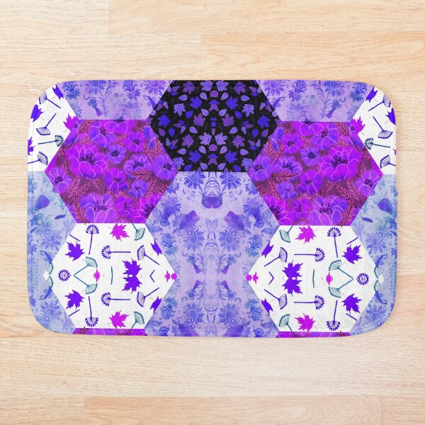 Item preview, Purple Quilt Flower Pattern designed and sold by MazingPatterns.