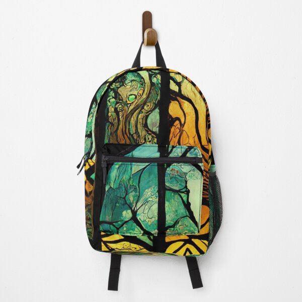 Item preview, Forest Stained Glass 7 Abstract AI Generated Art designed and sold by MeAI-Art.