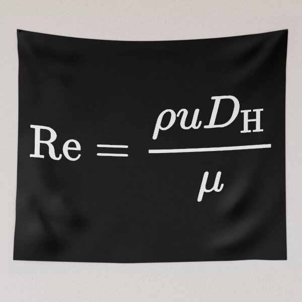 Item preview, Reynolds number, fluid dynamics, physics and engineering designed and sold by NoetherSym.