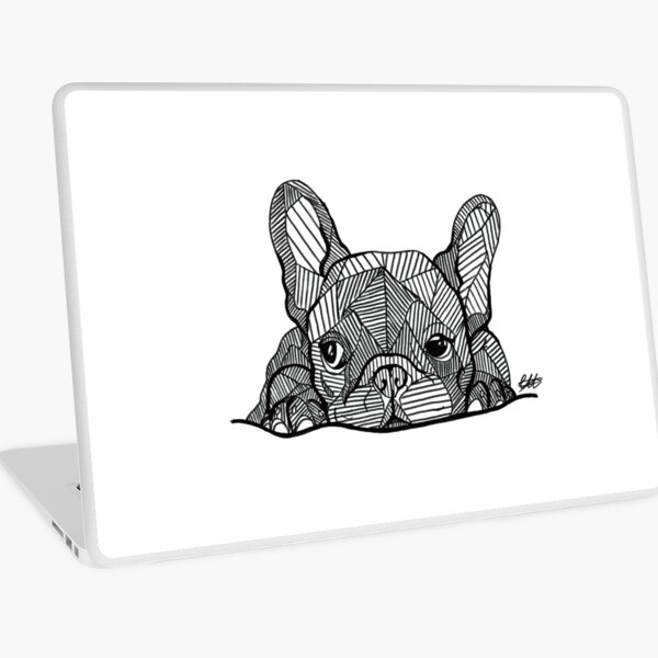 Cachorro Bulldog Francés Vinilo para portátil