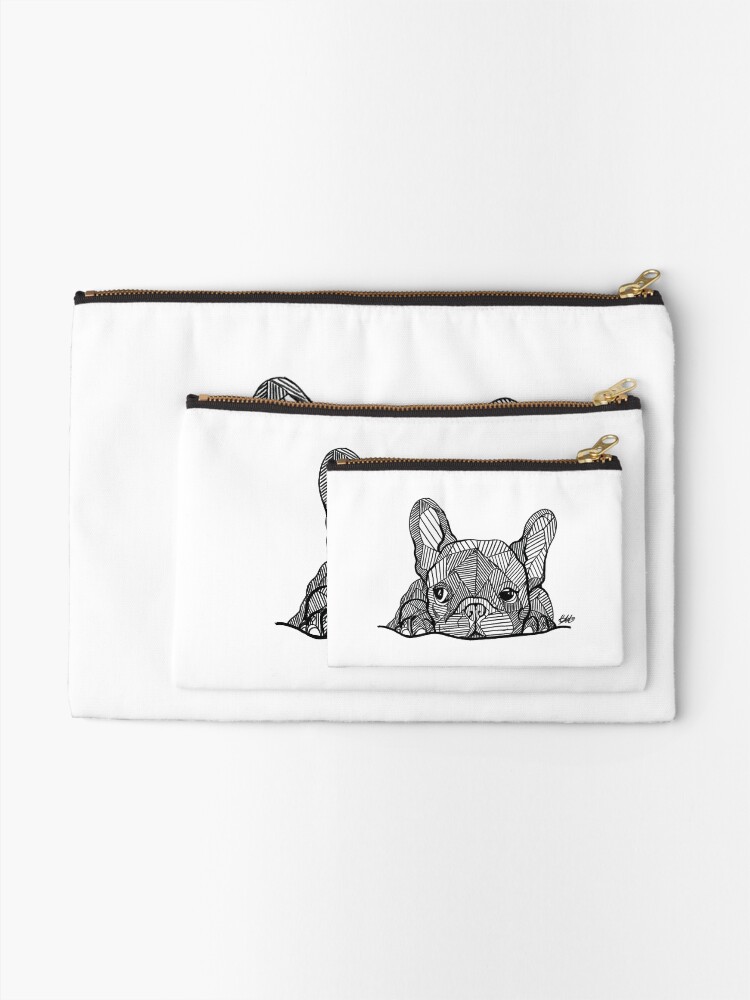 Alternate view of French Bulldog Puppy Zipper Pouch