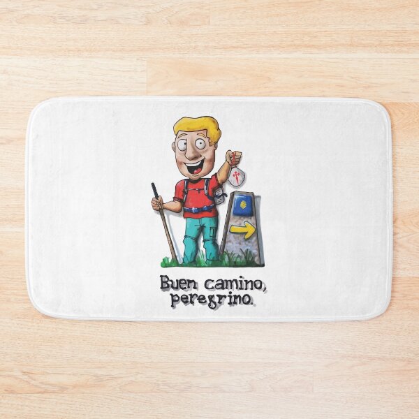 Item preview, Happy Pilgrim Mural on the Way designed and sold by Caminovi.