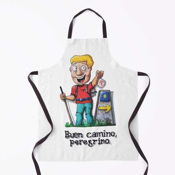 Item preview, Happy Pilgrim Mural on the Way designed and sold by Caminovi.