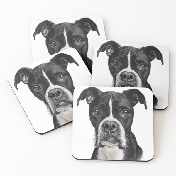 Item preview, "Lola-Bug" is an adorable Boxer painted in pastels designed and sold by Marla Kurzec.