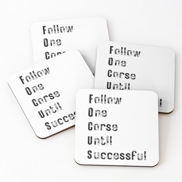 Item preview, FOCUS - Follow One Corse Until Successful - Motivational designed and sold by PellSilversmith.