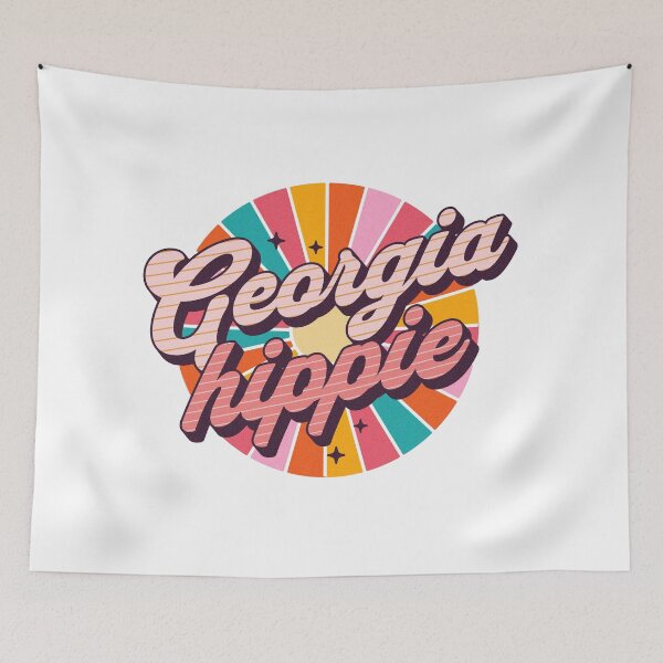 Item preview, Georgia Hippie - Flower Power - Unique Psychedelic Gift  designed and sold by AlanPhotoArt.