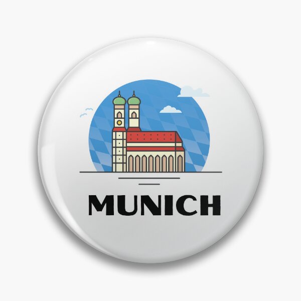 Item preview, Munich Germany architecture designed and sold by Suzy Perez Art.