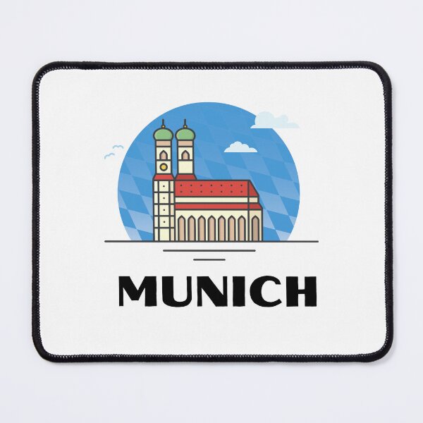 Item preview, Munich Germany architecture designed and sold by Suzy Perez Art.