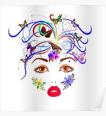 Butterfly Lady Poster