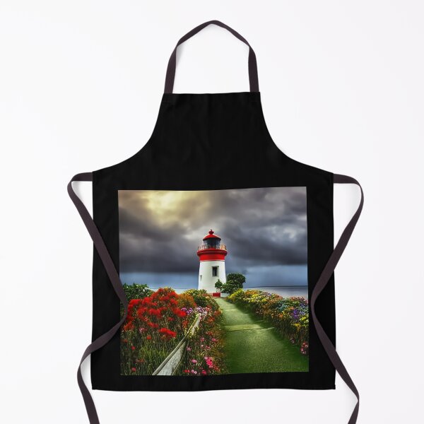 Item preview, Island Lighthouse | Flowery Pathway designed and sold by LenaKiagia.