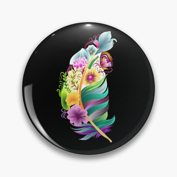 Item preview, Floral Feather designed and sold by Paula Helit.