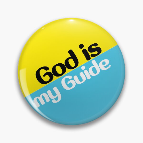 Item preview, God Is My Guide Christian Quotes designed and sold by bible-prints.