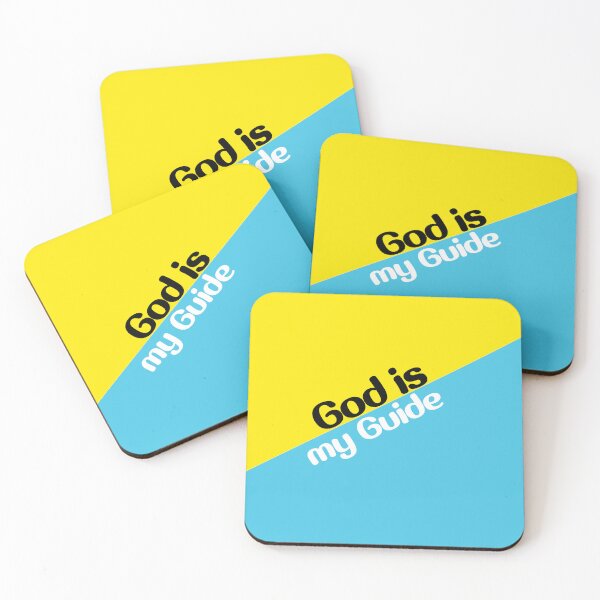 Item preview, God Is My Guide Christian Quotes designed and sold by bible-prints.