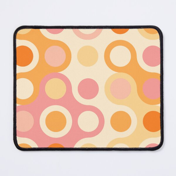 Item preview, Pink and orange retro style polka dots pattern designed and sold by BattaAnastasia.