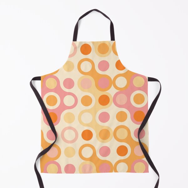 Item preview, Pink and orange retro style polka dots pattern designed and sold by BattaAnastasia.