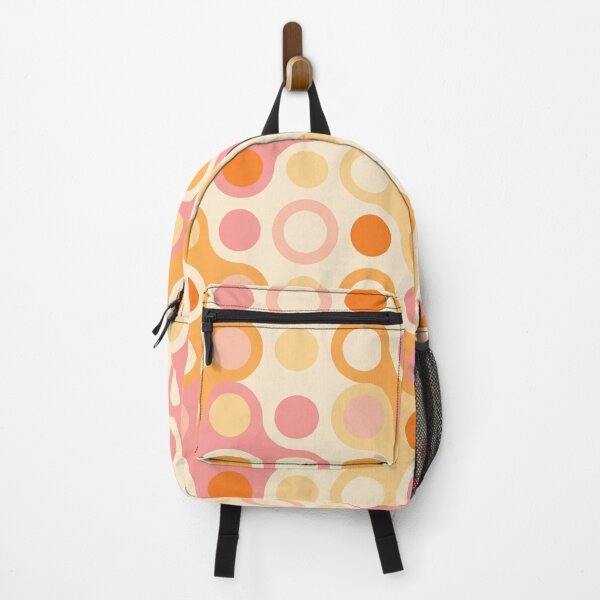 Item preview, Pink and orange retro style polka dots pattern designed and sold by BattaAnastasia.