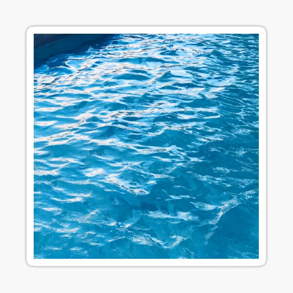 Item preview, Luxurious Blue Waters In An Elegant Resort Pond designed and sold by DEC02.