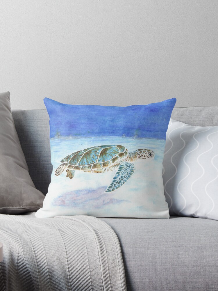 Sea Turtle Pillowcase Tropical Fish Pillow Covers Marine Life