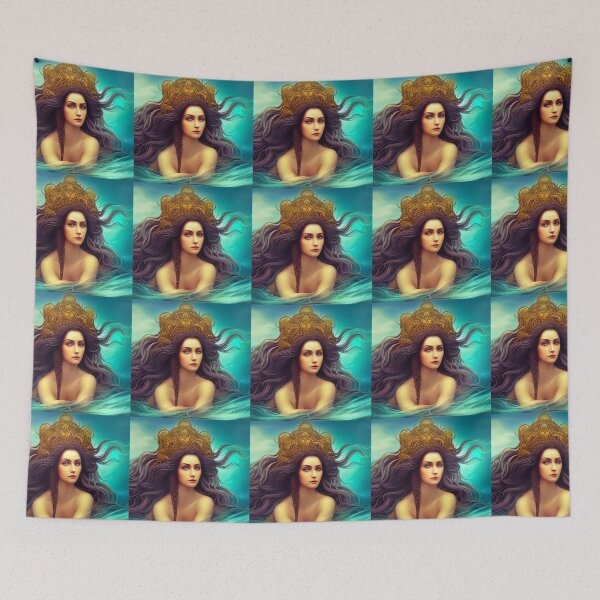 Item preview, Underwater Mermaid | Long hair mermaid designed and sold by LenaKiagia.