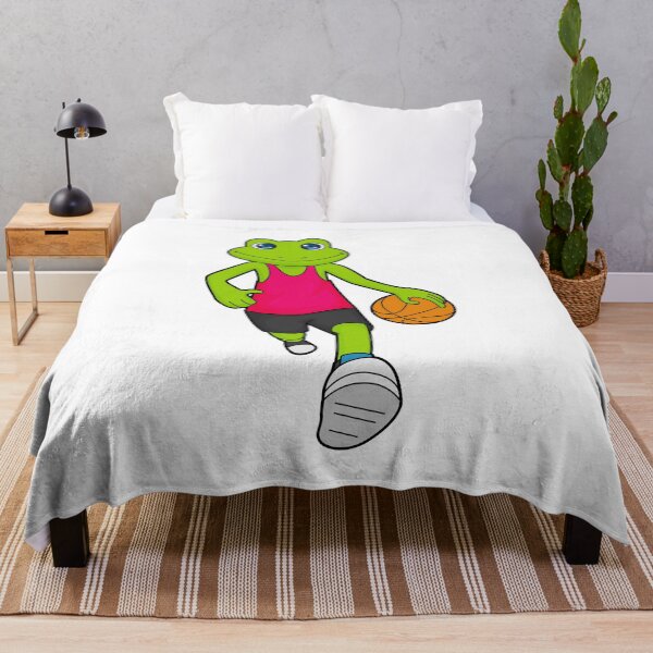Aperçu de l'œuvre Frog Basketball player Basketball créée et vendue par Snabdesign84.