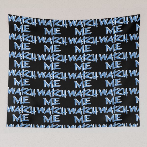Item preview, WATCH ME white blue designed and sold by sarascoprox.
