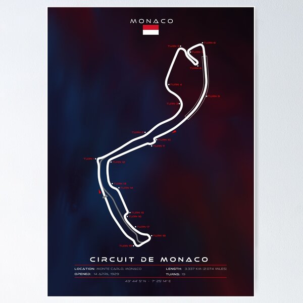 Item preview, Circuit de Monaco designed and sold by My Digital Mind.
