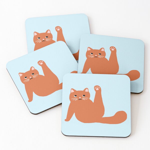 Item preview, Stretching Cat (Orange) designed and sold by nklange240.